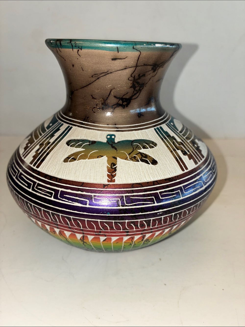 Hilda Whitegoat Navajo Vessel